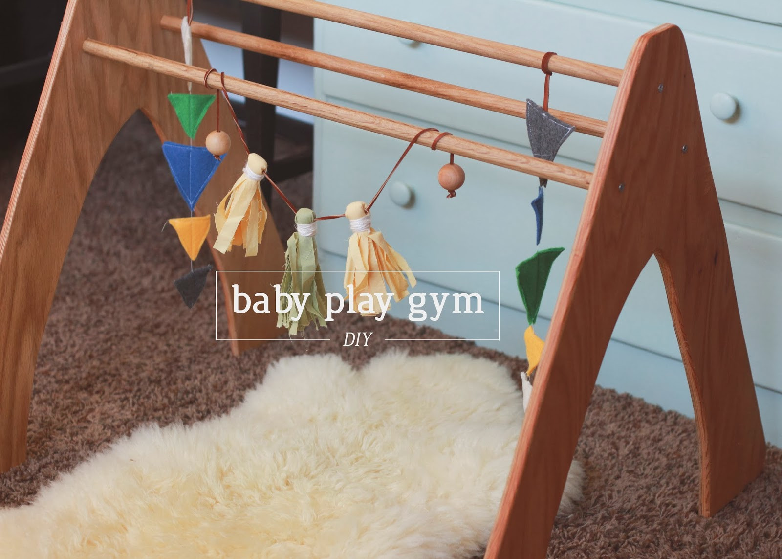 Baby Gym Diy
 Nerd and Healthnut DIY Wooden Play Gym