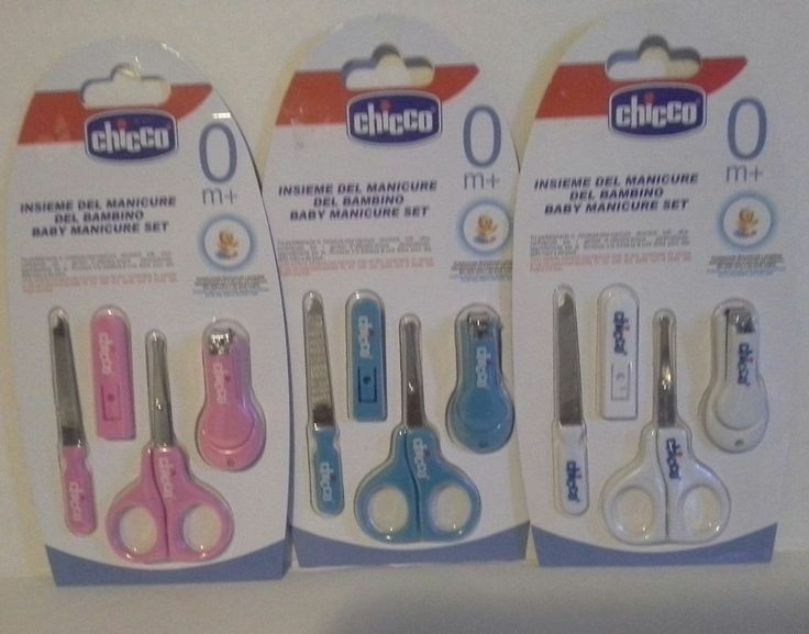 Baby Maniküre Set
 CHICCO BABY MANICURE SET SCISSORS WITH SAFETY CAP FILE