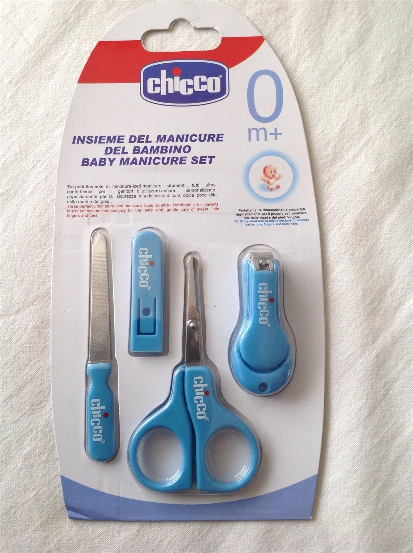 Baby Maniküre Set
 Child & Baby Manicure Chicco Set Scissors Nail Filer