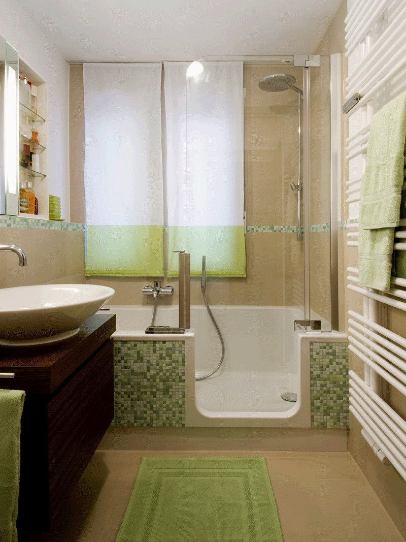 Badezimmer Gestaltungsideen
 Kleine Badezimmer Beispiele