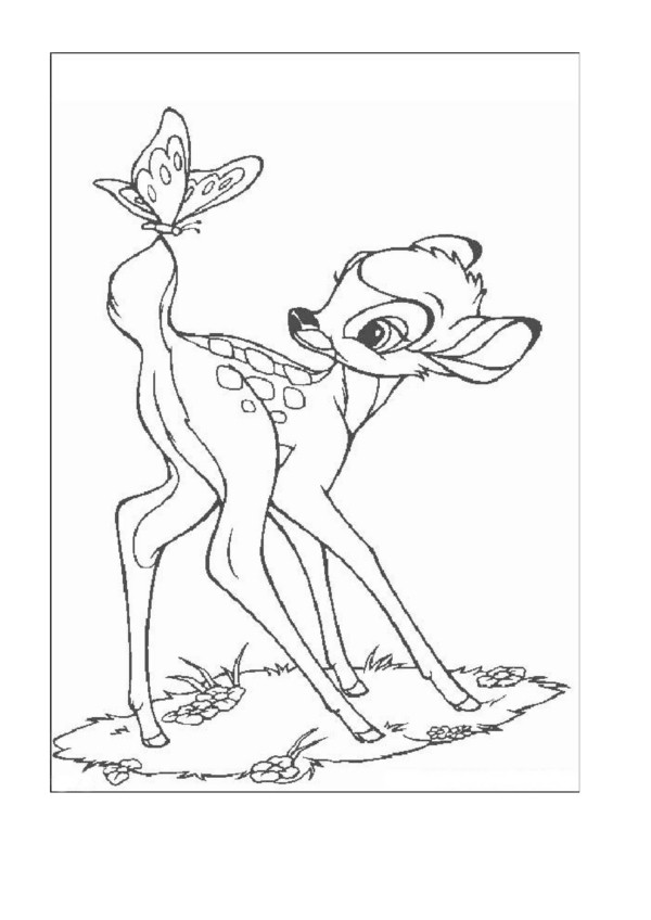 Bambi Ausmalbilder
 Ausmalbilder bambi kostenlos Malvorlagen zum ausdrucken