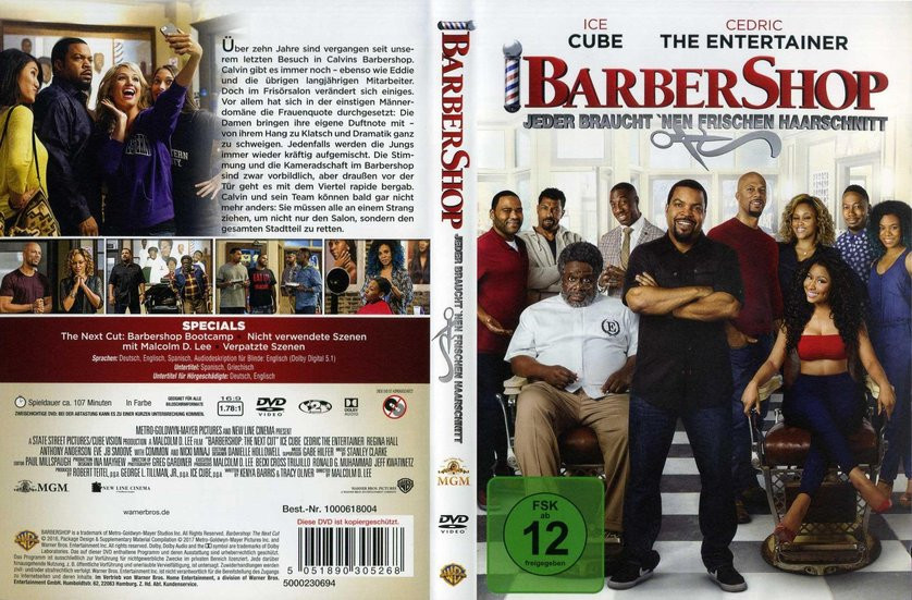 Barbershop Jeder Braucht Nen Frischen Haarschnitt
 Barbershop 3 The Next Cut DVD oder Blu ray leihen