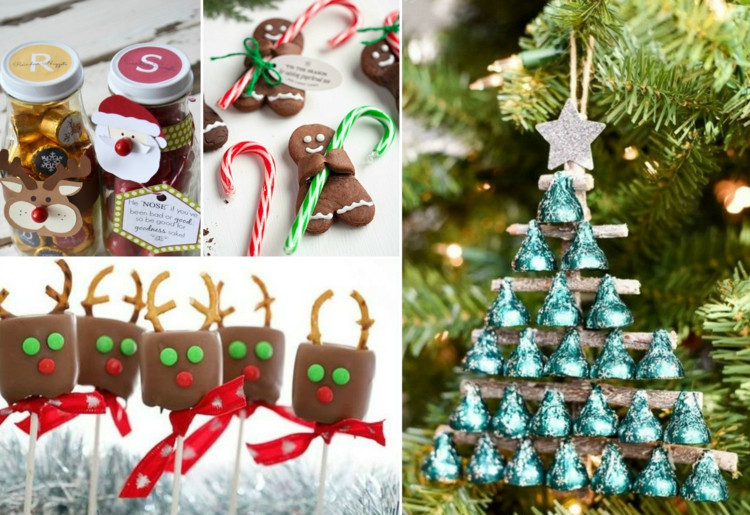 Bastelideen Weihnachten Geschenke
 So können Sie Süßigkeiten als Geschenke weihnachtlich