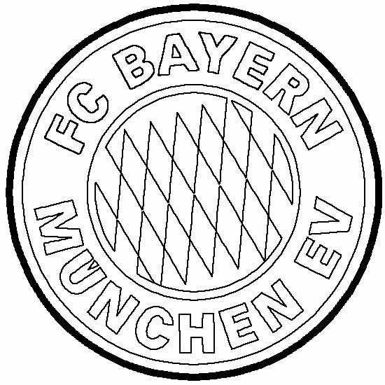 Bayern München Ausmalbilder
 Coloriage emblème du Bayern de Munich Coloriages d