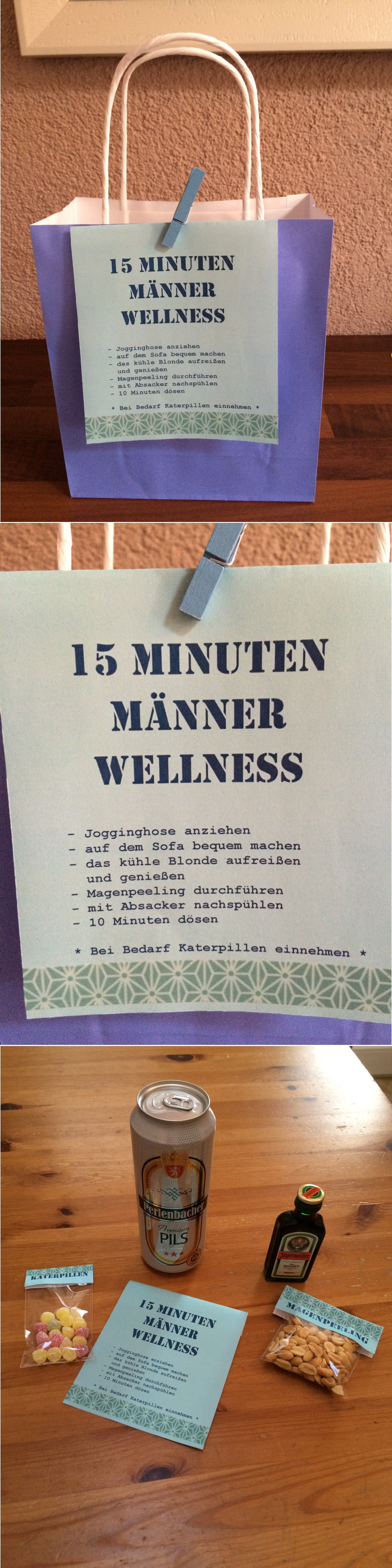 Besondere Geschenkideen Für Männer
 15 Minuten Männer Wellness Geschenkidee für den Mann