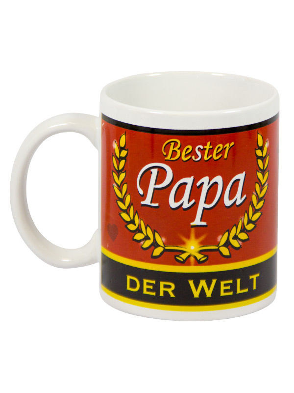 Bester Papa Der Welt Geschenke
 Kaffeetasse Bester Papa der Welt Vatertagsgeschenk