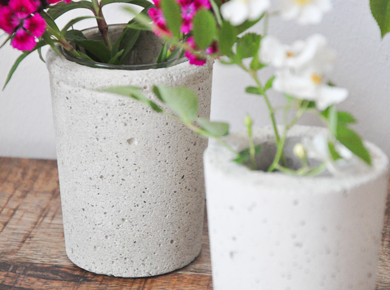 Betonvase Diy
 Gastbeitrag DIY Betonvase – Tischschmuck für den nächsten