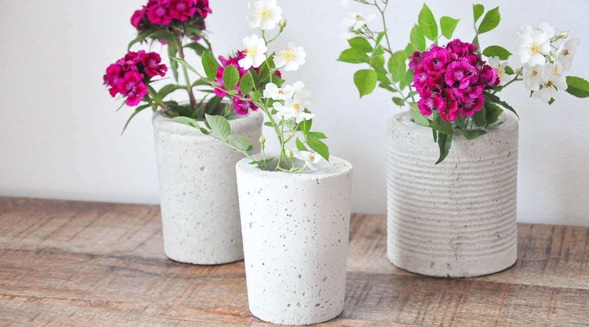 Betonvase Diy
 Gastbeitrag DIY Betonvase – Tischschmuck für den nächsten