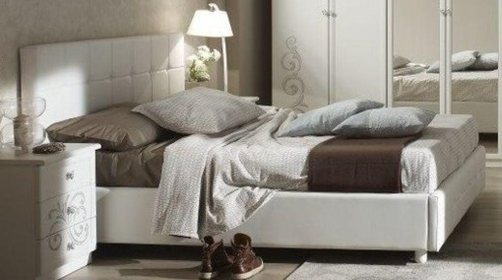 Bett 160x200 Weiß
 Bett 160x200 cm Matilee in weiss elegante Möbel Kaufen