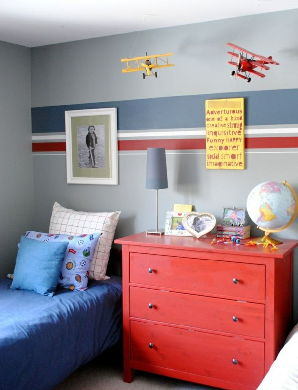 Bett Für Jungs
 Kinderzimmer für Jungs farbige Einrichtungsideen