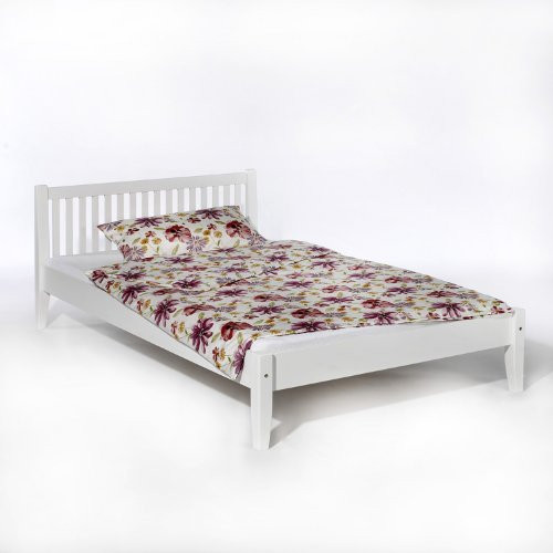 Bettgestell 1 80x2 00
 Bett SONJA Buche Einzelbett Bettgestell Holzbett weiß