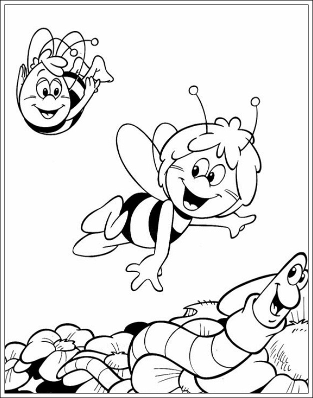 Biene Maja Und Willi Ausmalbilder
 Ausmalbilder zum Ausdrucken Ausmalbilder von Die Biene