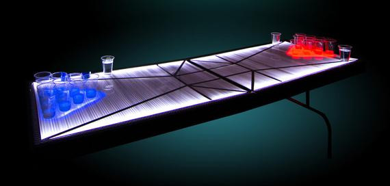 Bier Pong Tisch
 Leuchtende Licht LED Bier Pong Tisch mit von LEDBeerPongTables