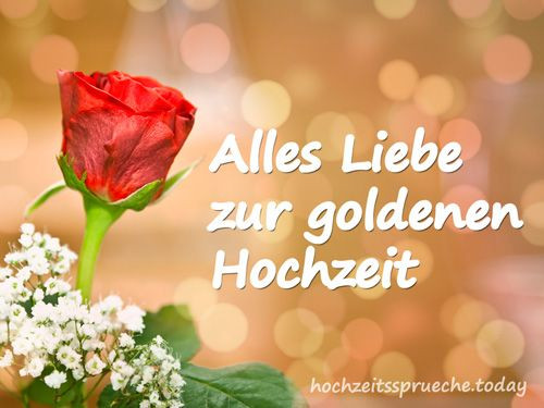 Bilder Zur Hochzeit
 Bild "Alles Liebe zur goldenen Hochzeit"