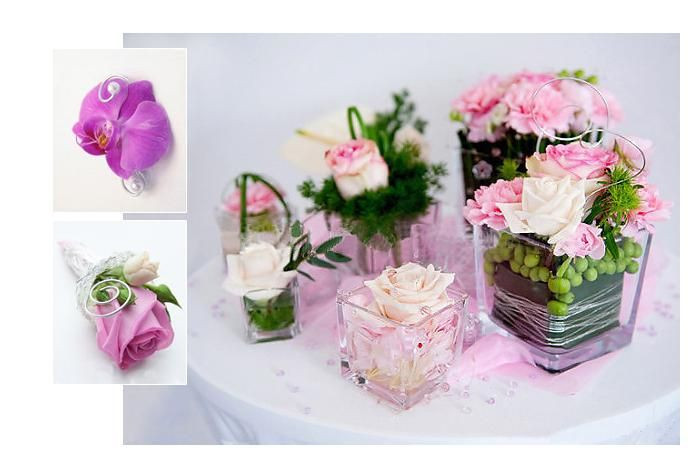Blumen Tischdeko Geburtstag
 Tischdeko mit Blumen im Glas kommunion