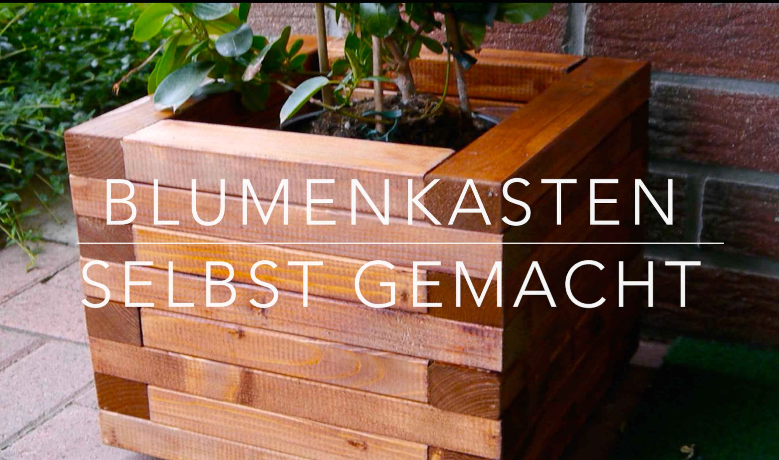 Blumenkasten Diy
 DIY Blumenkasten aus Holz Kinderleicht bauen