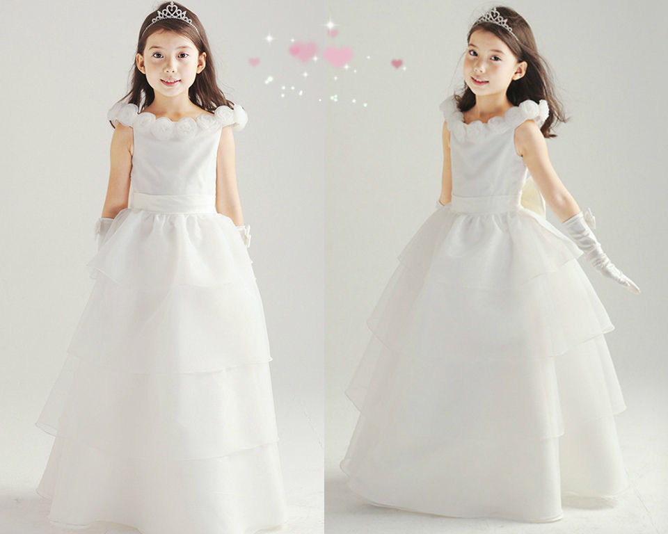 Blumenmädchen Hochzeit
 Kinder Blumenmädchen Kleid Kommunionkleid Hochzeit Braut