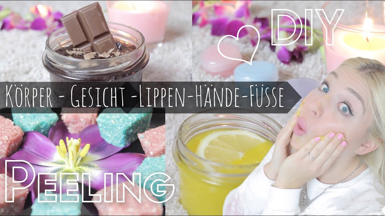 Body Peeling Diy
 Body & Face PEELINGS SCRUBS ♥ DIY