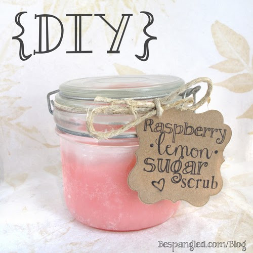 Body Peeling Diy
 Bespangled Jewelry DIY Raspberry Lemon Sugar Scrub