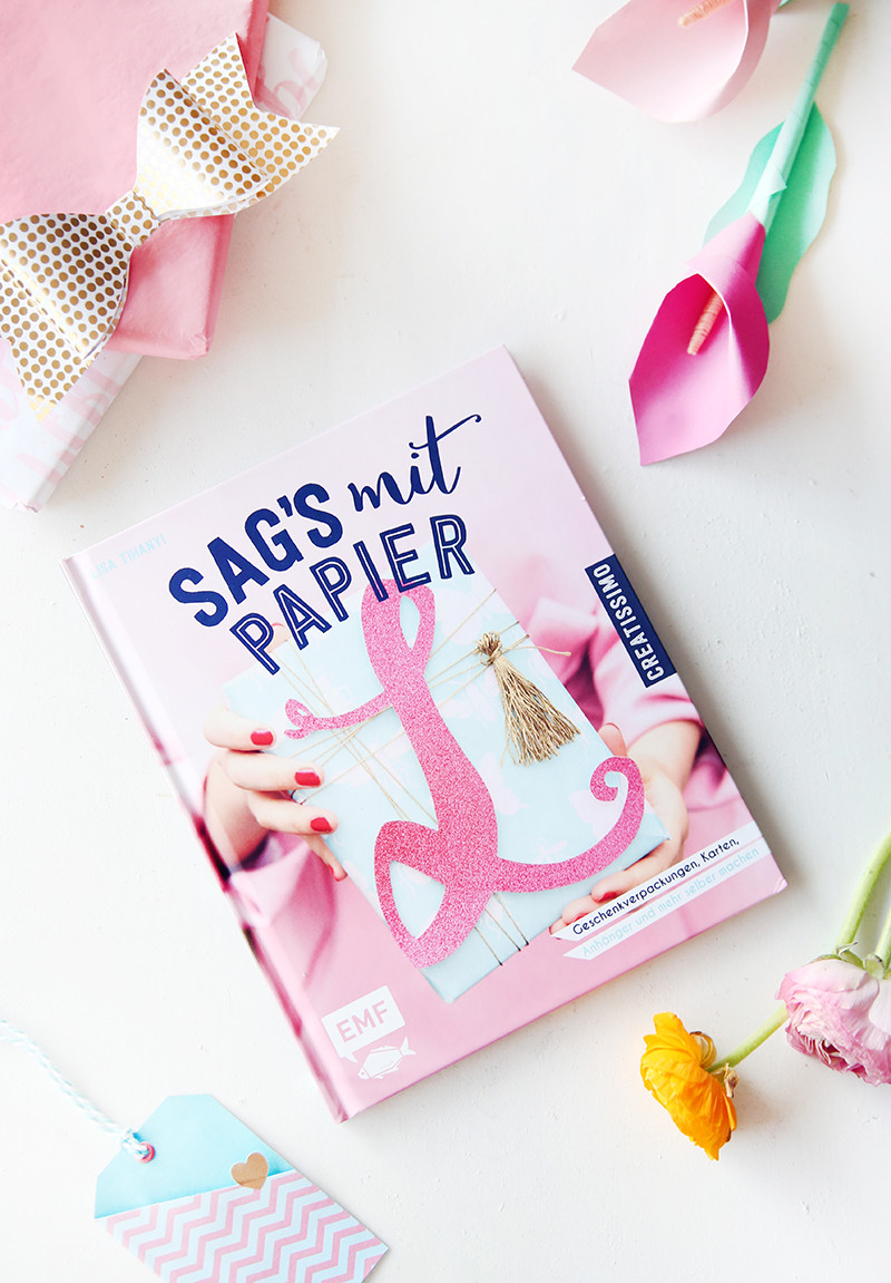 Buch Diy
 Mein 3 DIY Buch Sag s mit Papier Giveaway