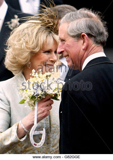 Camilla Parker Bowles Hochzeit
 Britains Prince Charles Camilla Parker Stockfotos
