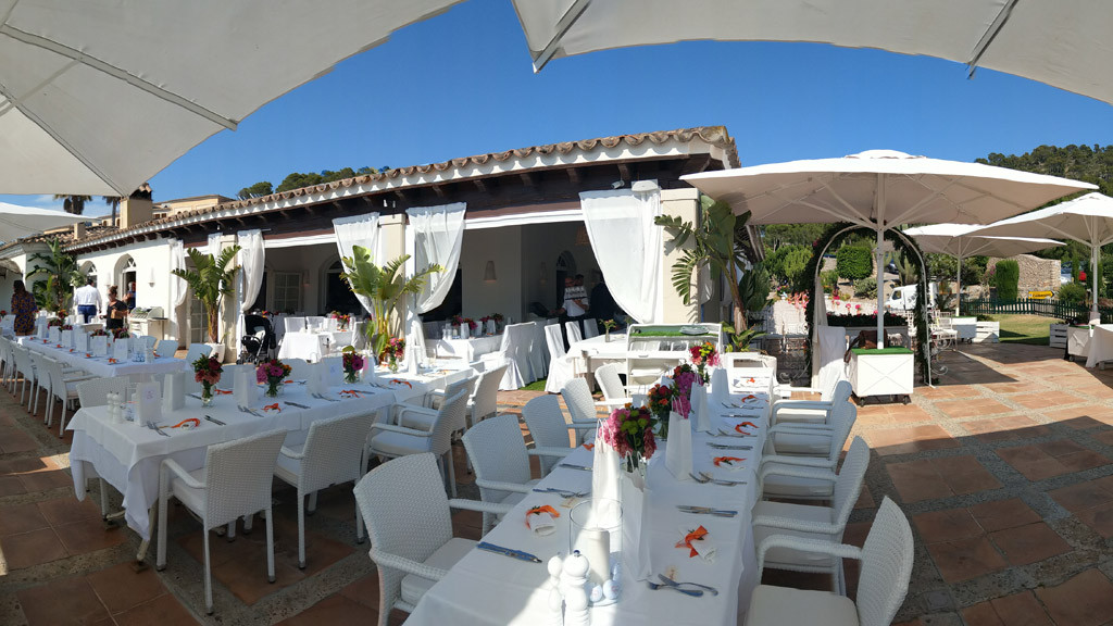 Campino Hochzeit
 Freie Trauung im Campino Camp de Mar direkt am Golfplatz