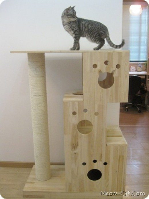 Cat Tree Diy
 Designer DIY Cat Tree Ideas that Make Cats Go Meow