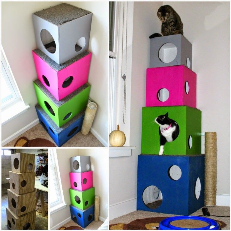Cat Tree Diy
 How To Make A DIY Cat Tree s and