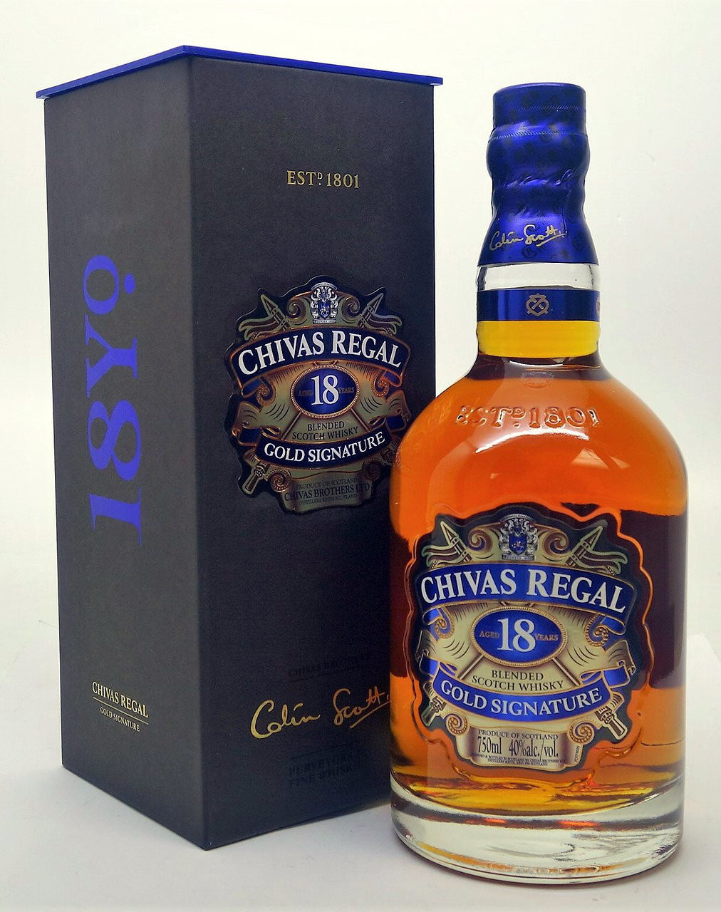 Chivas Regal 18
 Chivas Regal 18 Years Blended Scotch Whisky Gold