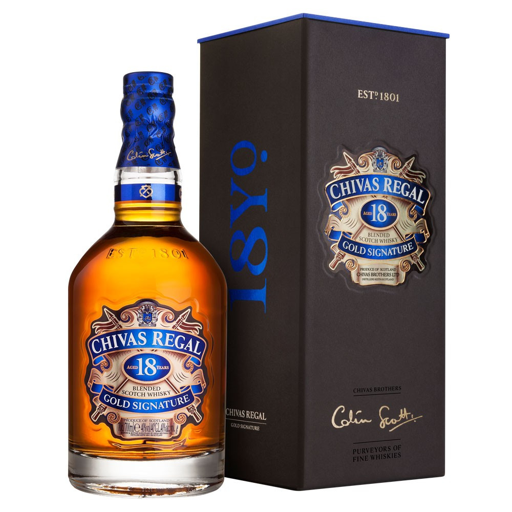 Chivas Regal 18
 Chivas Regal 18 Year Gold Signature Whisky 70cl