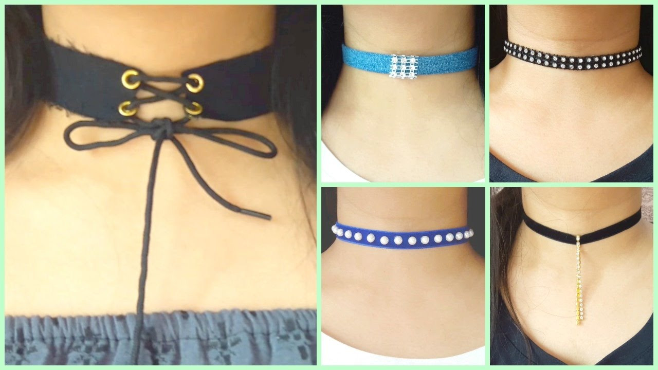 Choker Diy
 10 DIY Chokers