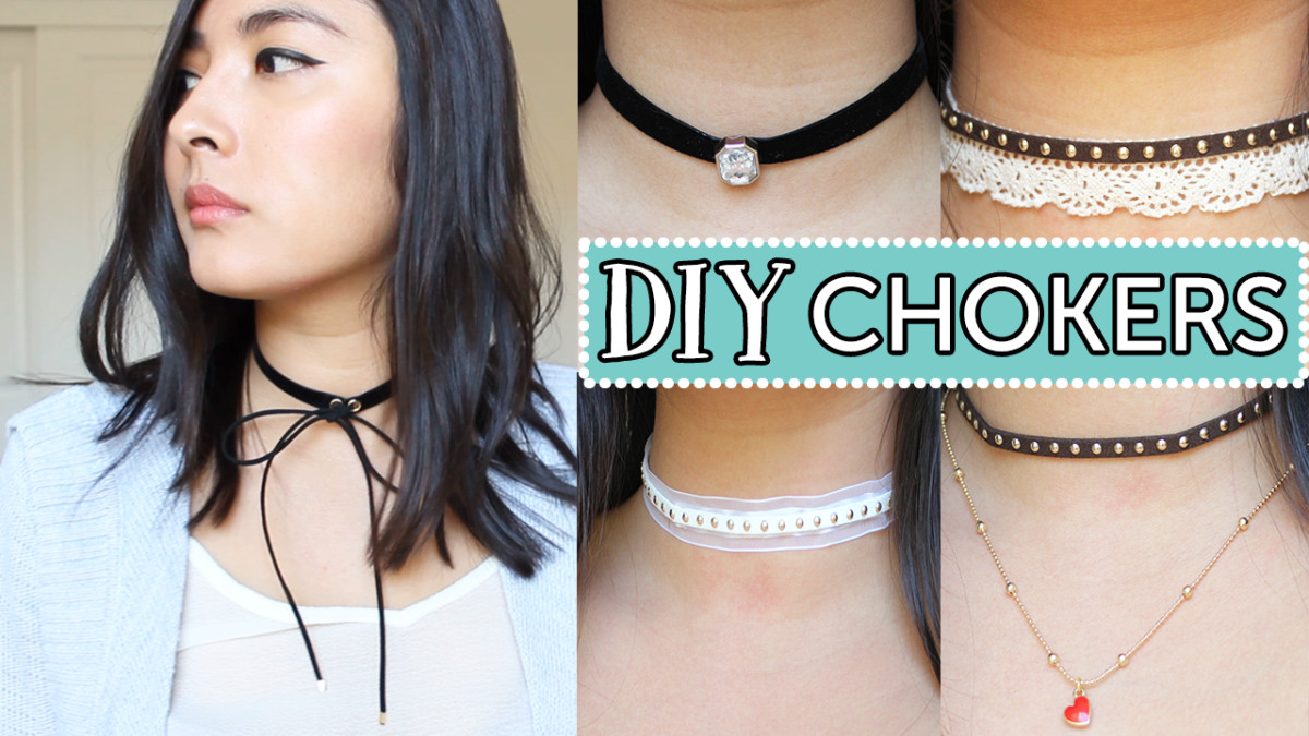 Choker Diy
 DIY Choker Necklaces – How to Make Chokers – JuneBeautique