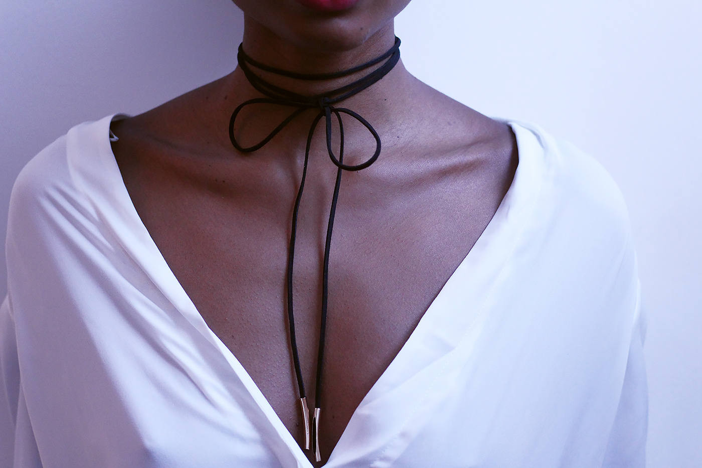 Choker Diy
 DIY Velvet Wrap Choker Bisous Natasha