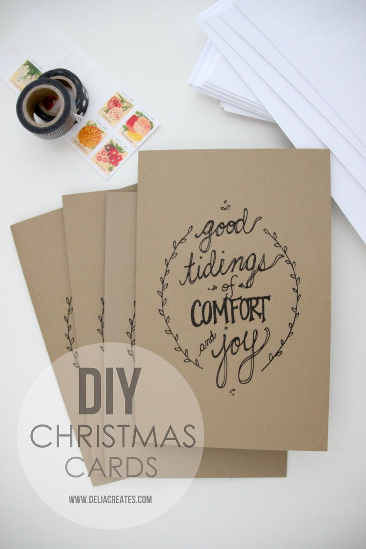 Christmas Card Diy
 DIY Christmas Cards free printable