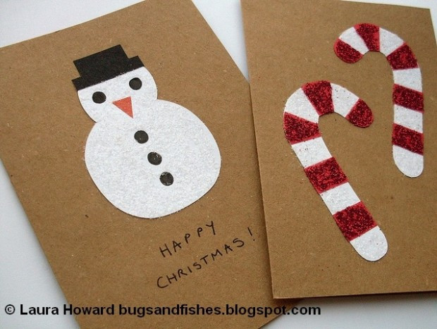 Christmas Cards Diy
 18 Homemade DIY Christmas Cards to Impress Snappy