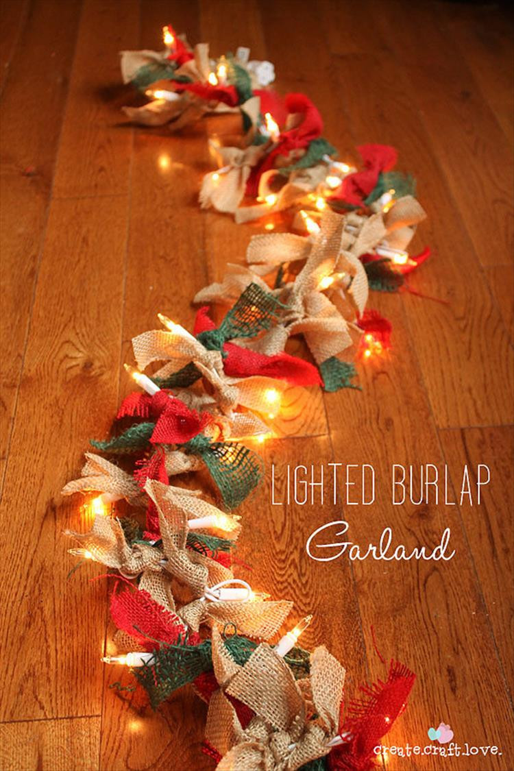 Christmas Decoration Diy
 50 Trendy and Beautiful DIY Christmas Lights Decoration