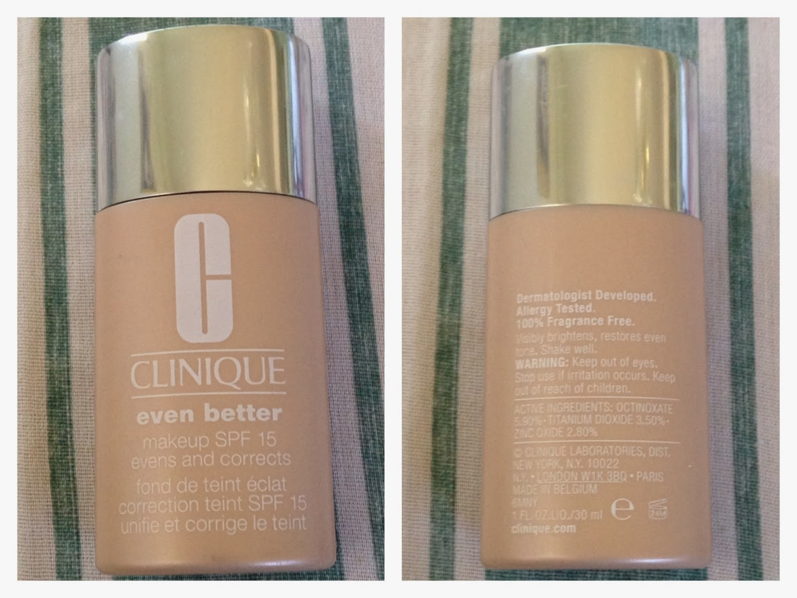 Clinique Even Better
 Aeris Hart Clinique Even Better Makeup Foundation SPF15