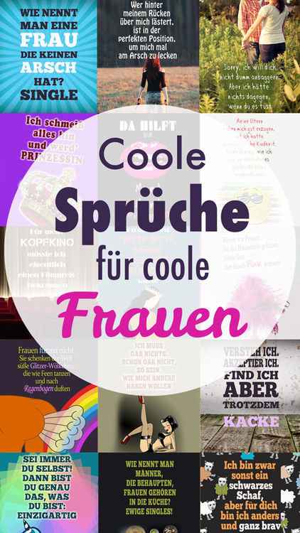 Coole Geburtstagssprüche Für Frauen
 Coole Sprüche für coole Frauen SPRUCHBILDER WITZE by Mario