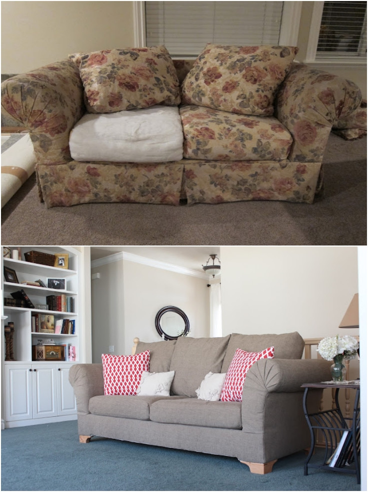 Couch Diy
 Top 10 Refreshing DIY Re Upholstered Furniture Top Inspired