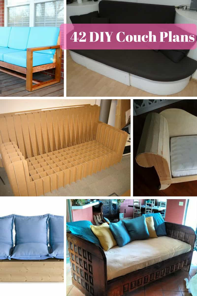 Couch Diy
 42 DIY Sofa Plans [Free Instructions] MyMyDIY