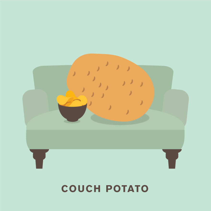 Couch Potato
 Quirky Puns That Show Us The Funnier Side Life