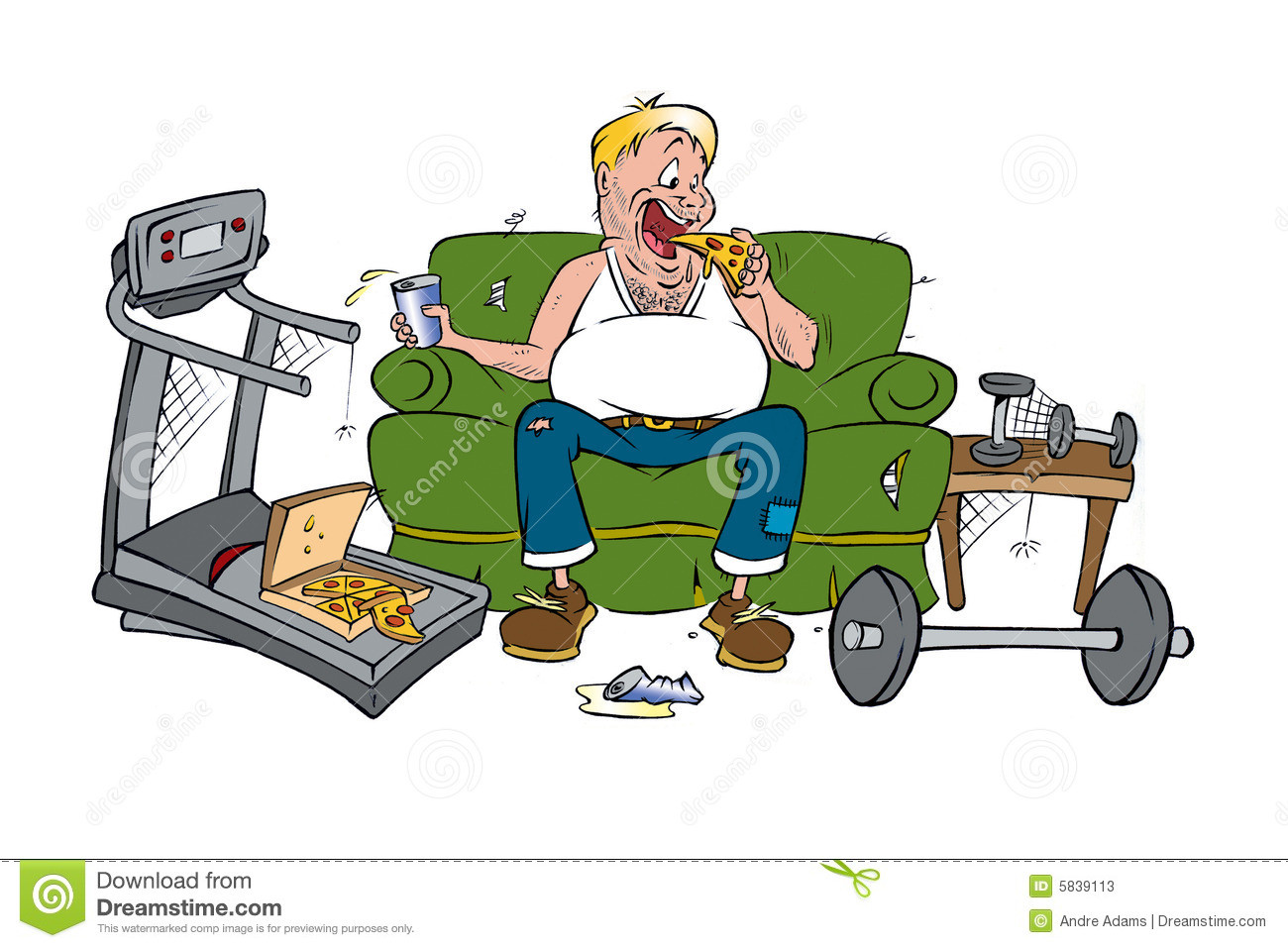 Couch Potato
 Couch Potato Stock s Image