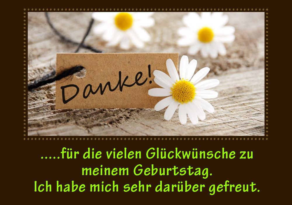 Danke Für Geburtstagswünsche
 Danke für vielen Glückwünsche zum Geburtstag