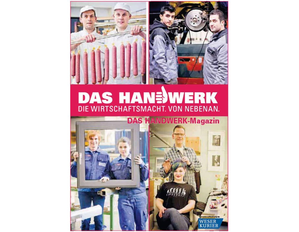 Das Handwerk Bremen
 Auftragsarbeiten Handwerk Magazin 2 Jonas Ginter