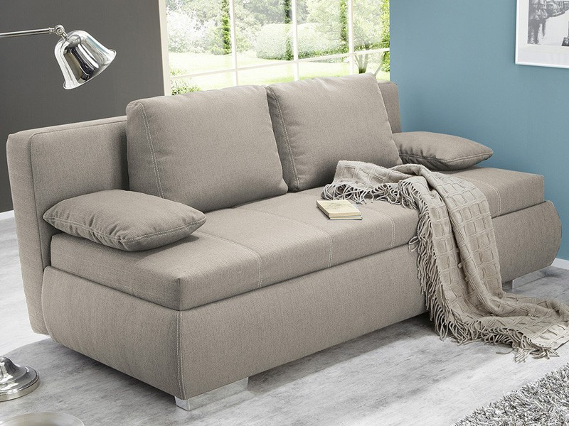 Dauerschläfer Sofa
 Dauerschläfer Schlafsofa Merlin 210x112cm beige Sofa