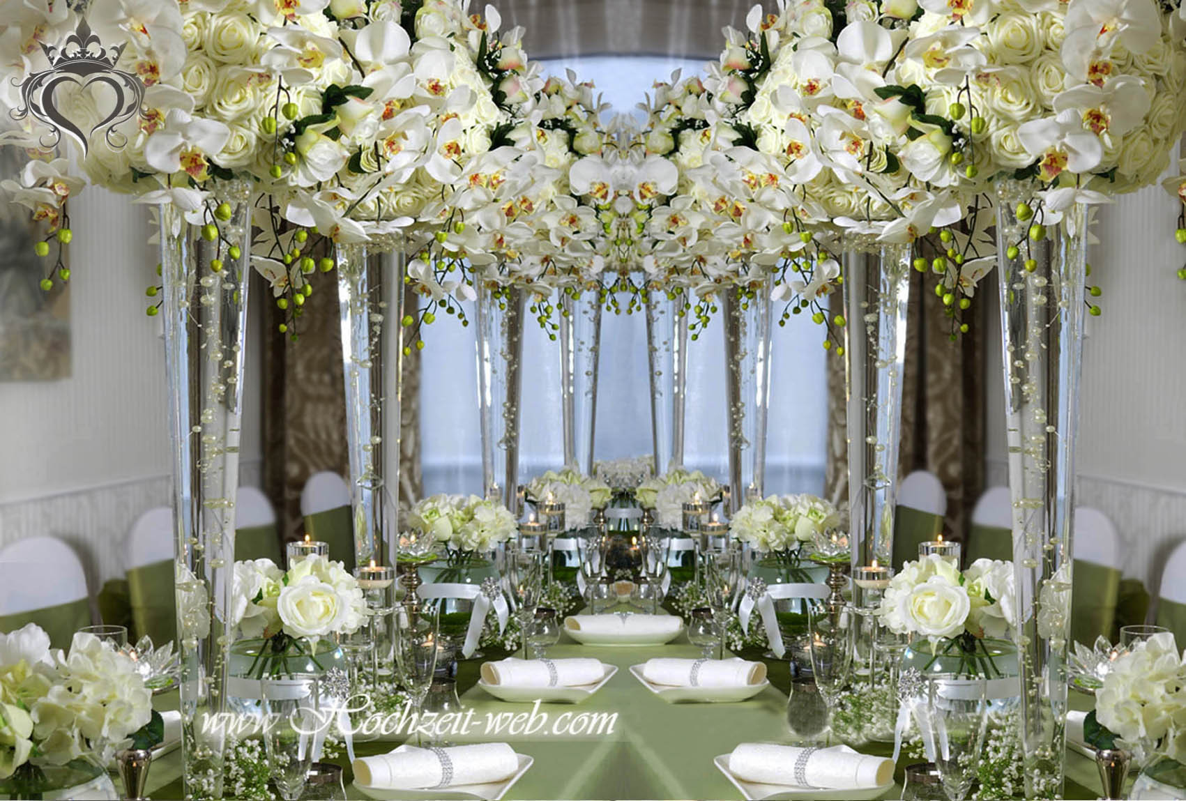 Deko Für Hochzeit
 Tischdekoration für perfekte Hochzeit