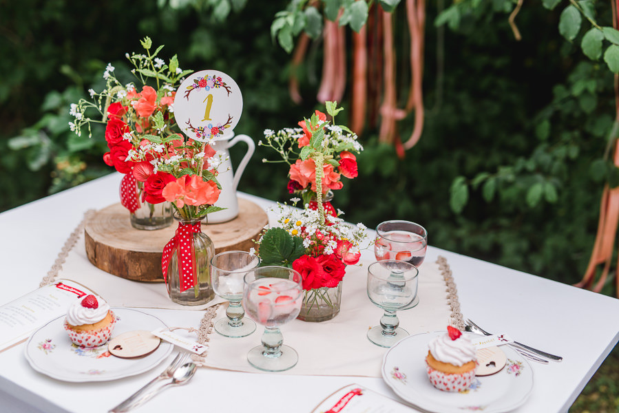 Deko Für Hochzeit
 Deko Ideen für eine Erdbeer Hochzeit