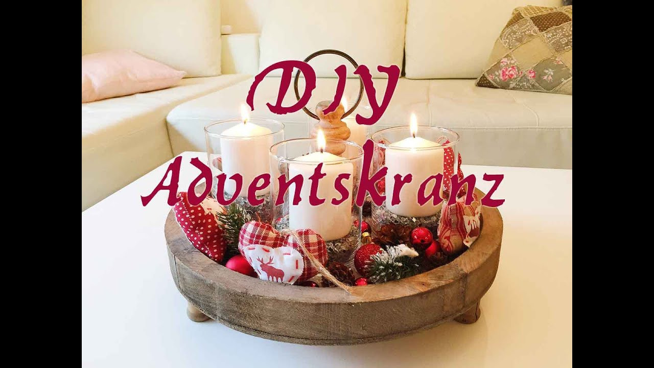 Dekoration Diy
 DIY Adventskranz selber machen Weichnachtsdeko