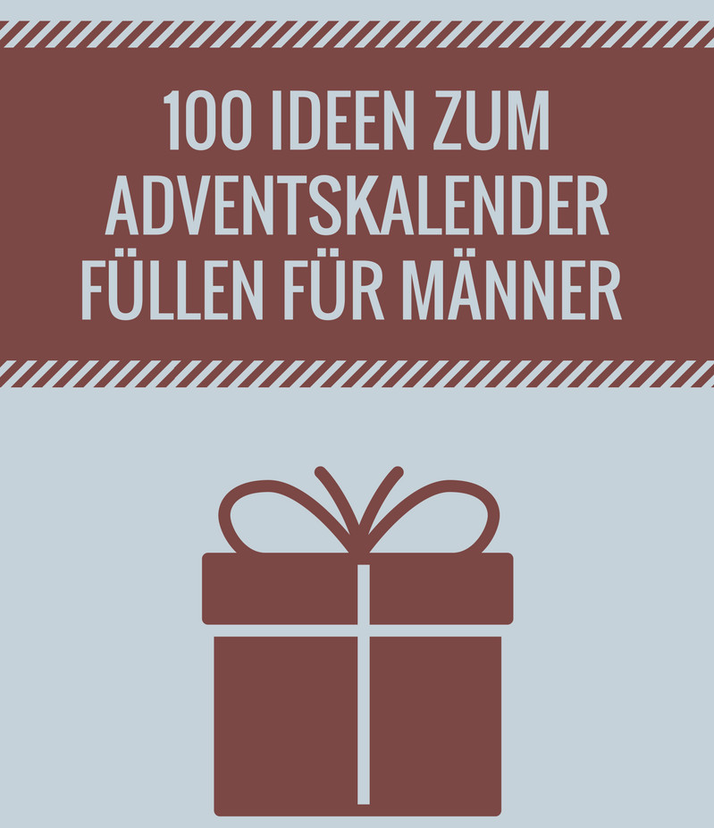 Die Besten Geschenke Für Männer
 Adventskalender für Männer füllen besten Ideen