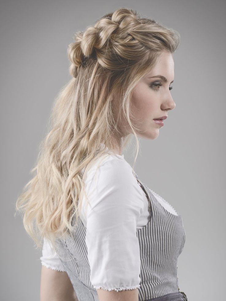 Dirndl Frisuren Mittellange Haare
 Dirndl Frisuren zum Nachmachen